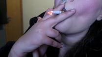 girl a cigar and sucks a dildo she love and blowjobs